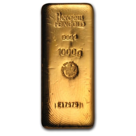 lingot or un kilo Heraeus