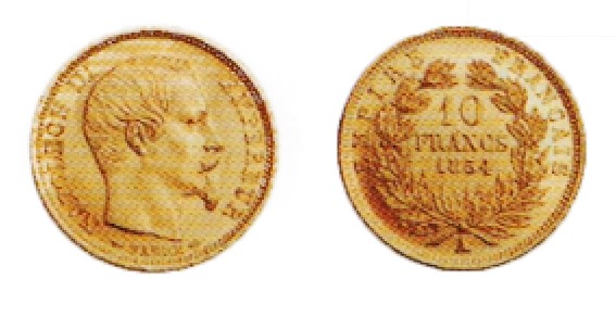 10 francs or petit module