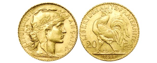 20 francs or Marianne Coq
