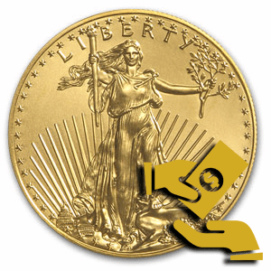 vendre 50 dollars gold eagle