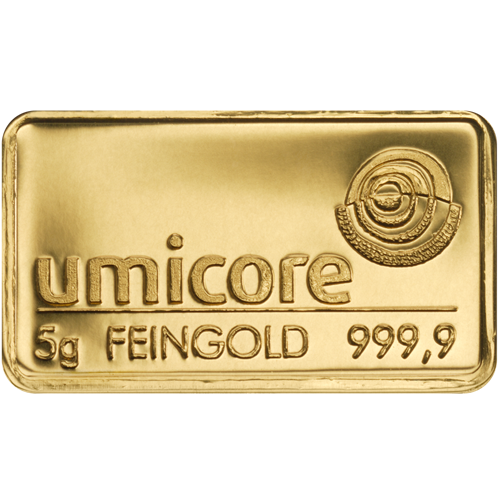 Lingot de 5 Grammes d'Or