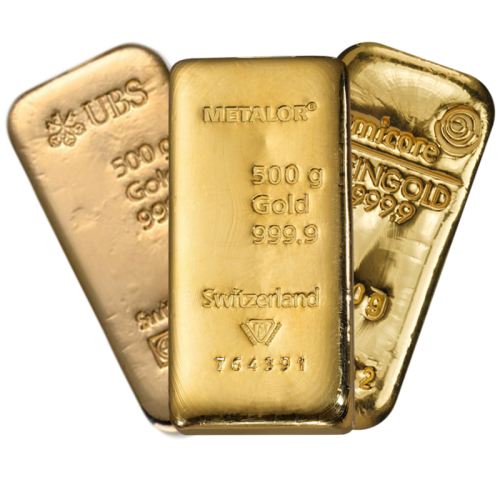 Lingot de 500 Grammes d'Or