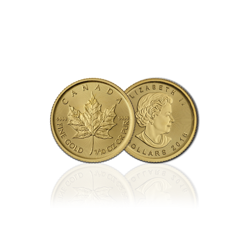 1/10 Maple Leaf en or