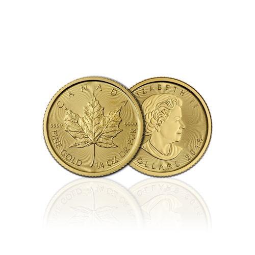 1/4 Maple Leaf en or