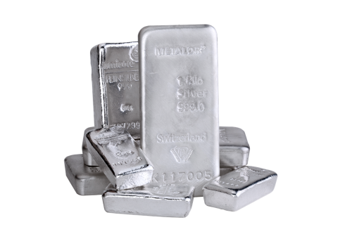 Lingot de 500 gr d'argent