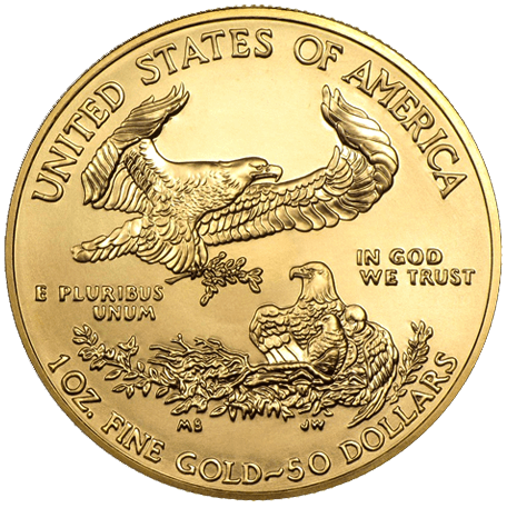 50 dollar gold eagle 1 ounce munt