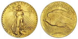 1933 Saint Gaudens 20 en or Double Gold Eagle 20