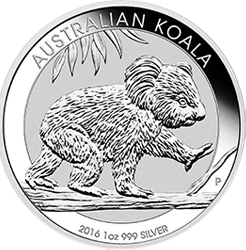 1 oz argent koala 2016 piece