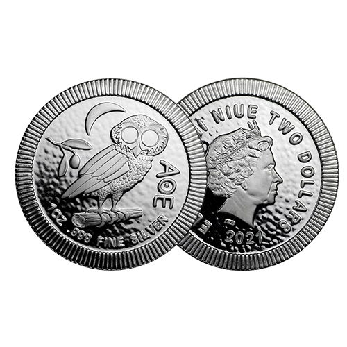 athenianowl silver orobel coin ounce
