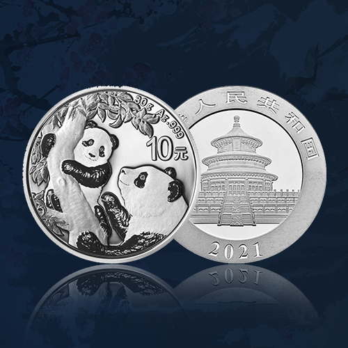 panda chinois argent 2021 orobel