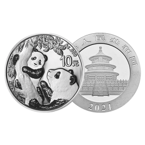 panda chinois argent silver 2021 orobel
