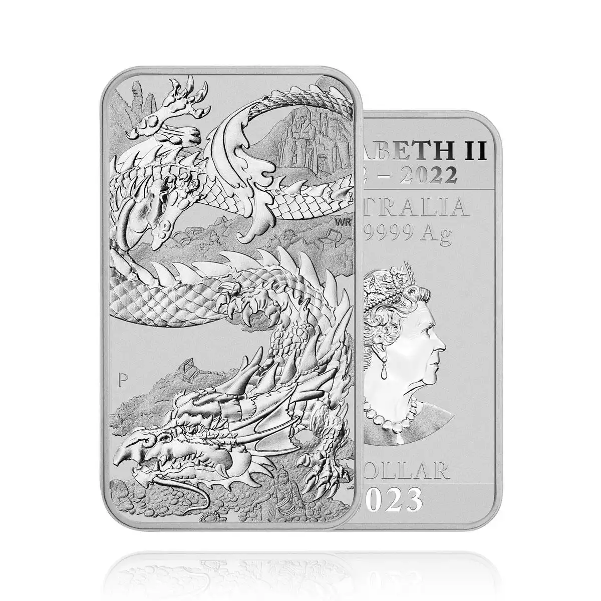 1oz dragon 2023 silver perth mint orobel
