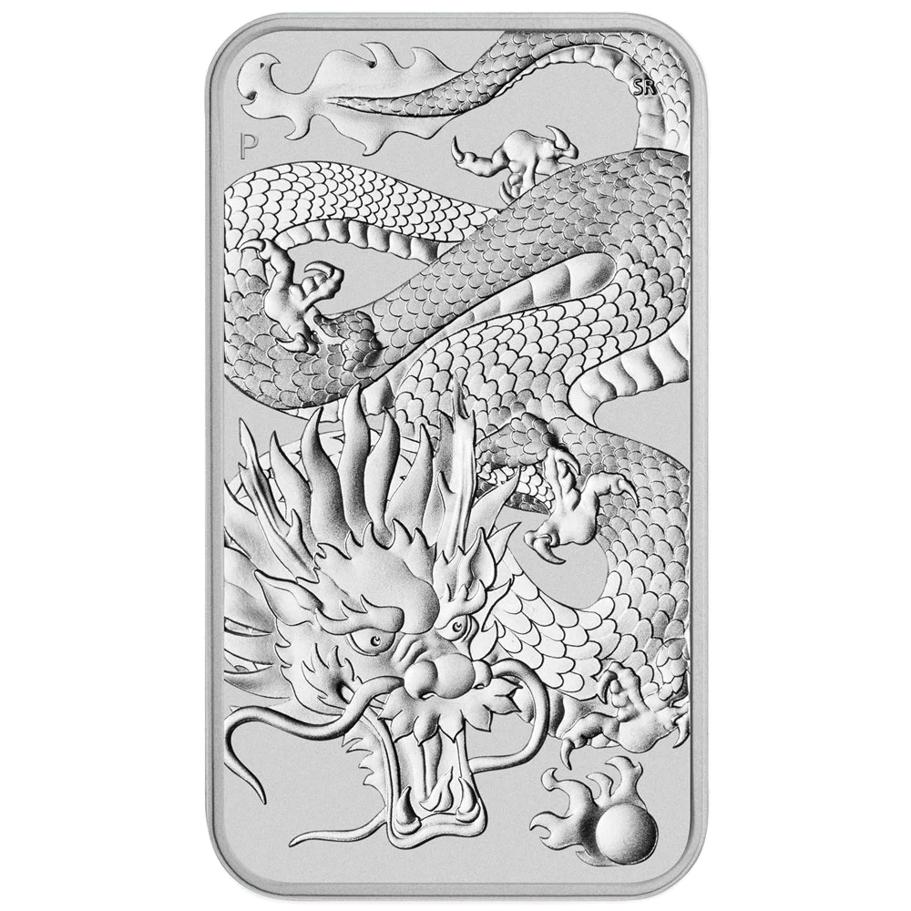 dragon 2022 silver perth mint orobel rectangle avers