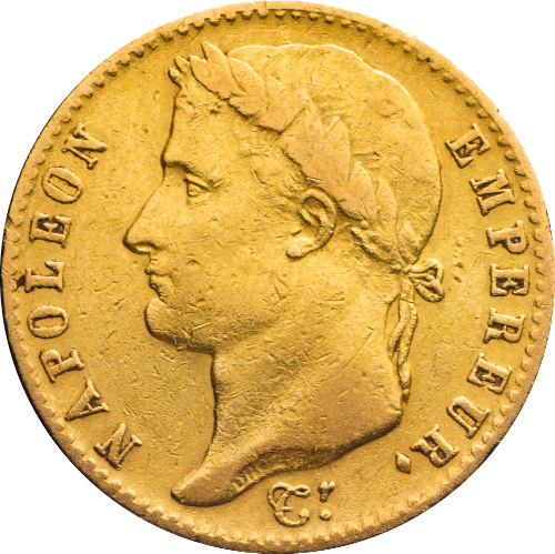 20 francs or napoleon 1 er periode 100 jours or orobel 1815