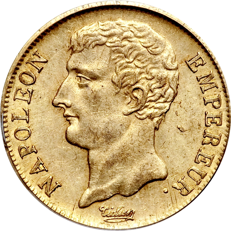 20 francs or napoleon I er an 12 an xvii or orobel