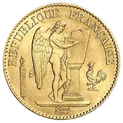 piece d or 20 francs genie4