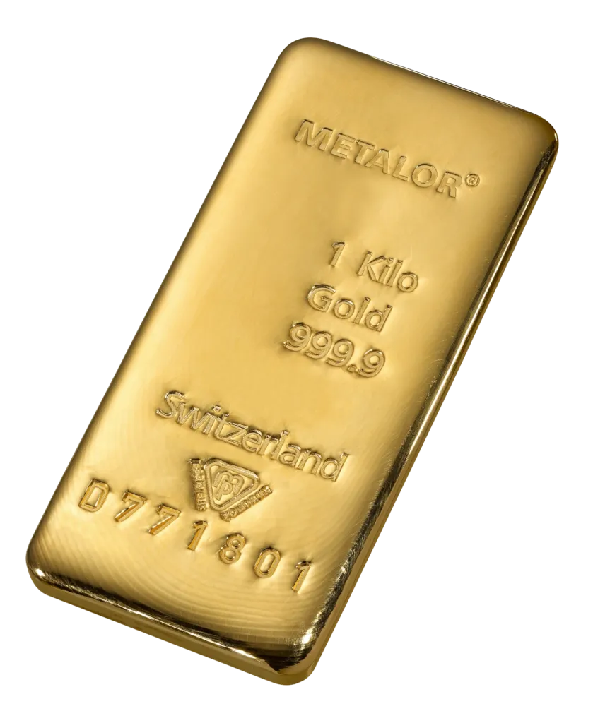 1 kilo gold bar metalor orobel